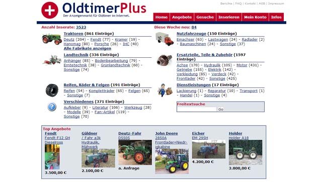 Oldtimerbörse Slider