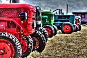 Fotokunst Oldtimer Traktor 1