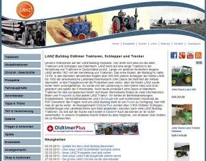 LANZ Oldtimer Webseite
