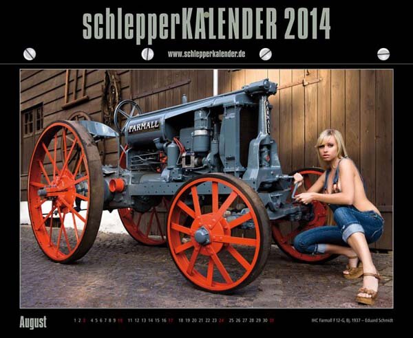 Schlepperkalender August 2014