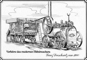 1900 LANZ Dreschsatz