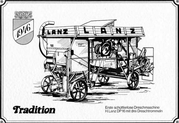 1946 LANZ DP 16 Dreschmaschine