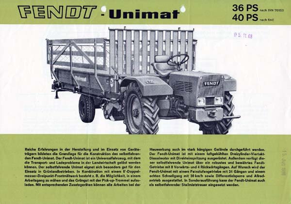 Fendt Unimat Prospekt 1