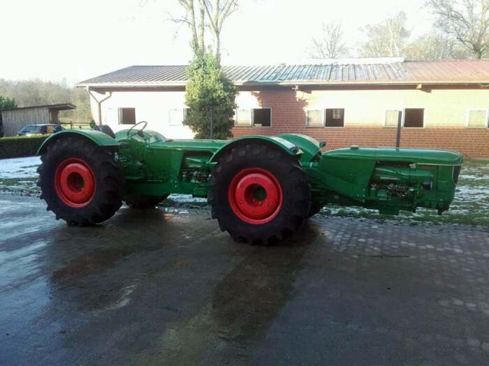 Deutz D5505 Tandem Schlepper Foto 2