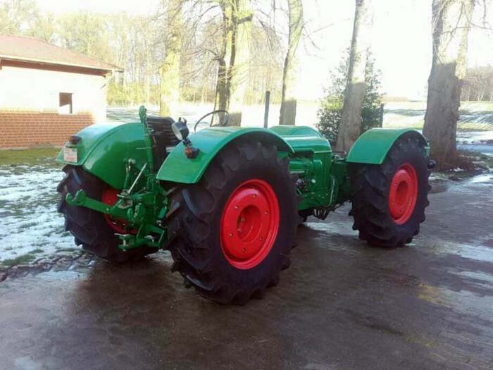 Deutz D5505 Tandem Schlepper Foto 3
