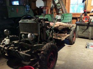 Jeep Willys Diesel Traktor von 1949 Foto 1