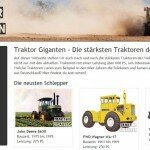 Webseite Traktor Giganten