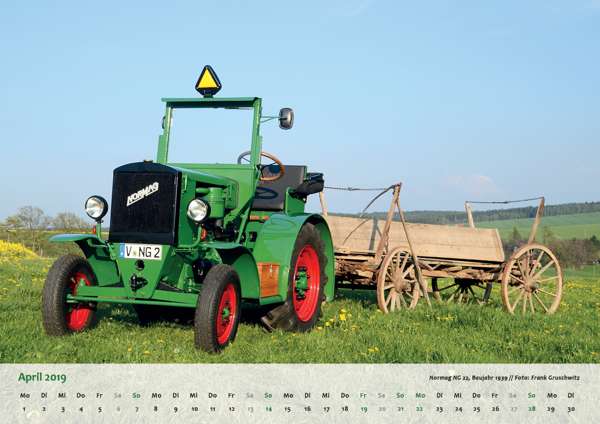 OldtimerPlus Kalender 2019 Normag NG 22, Baujahr 1939